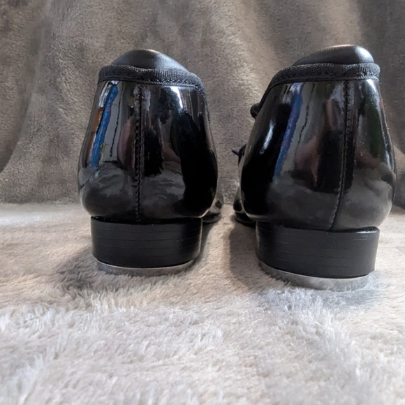Capezio tap dance shoes size 1 in black patent leather excellent condition - Picture 4 of 10